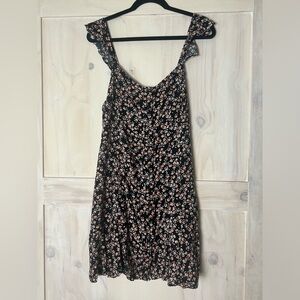 Mossimo button down sundress floral size L